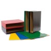 CAJA  ARCHIVADOR  FOLIO 65 MM  ANCHO  COLORES VARIOS