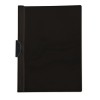 DOSSIER A4 CON CLIP DE PLASTICO 220X310 MM PARA 20-30 HOJAS NEGRO