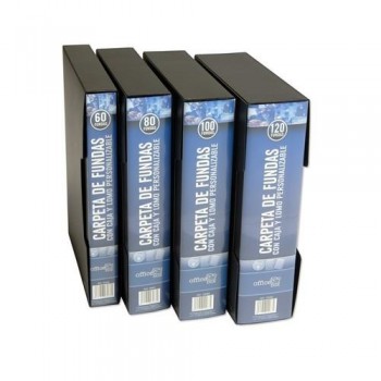 CARPETA FUNDAS  DELUXE A-4 CON CAJA