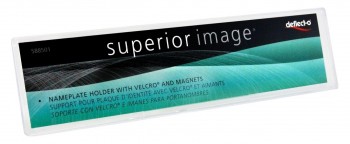 PLACA PORTANOMBRES MURAL CON IMANES Y VELCRO