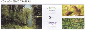 PORTANOMBRES MURAL ARCHIVO 2000 CON ADHESIVO