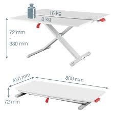CONVERTIDOR DE ESCRITORIO CON BANDEJA PARA TECLADO LEITZ ERGO COSY GRIS
