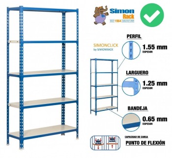 KIT SIMONCLICK MINI AZUL/BLANCO 180KG SIMON RACK