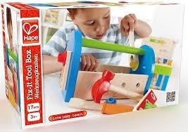 CAJA DE HERRAMIENTAS DE MADERA HAPE