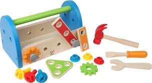 CAJA DE HERRAMIENTAS DE MADERA HAPE